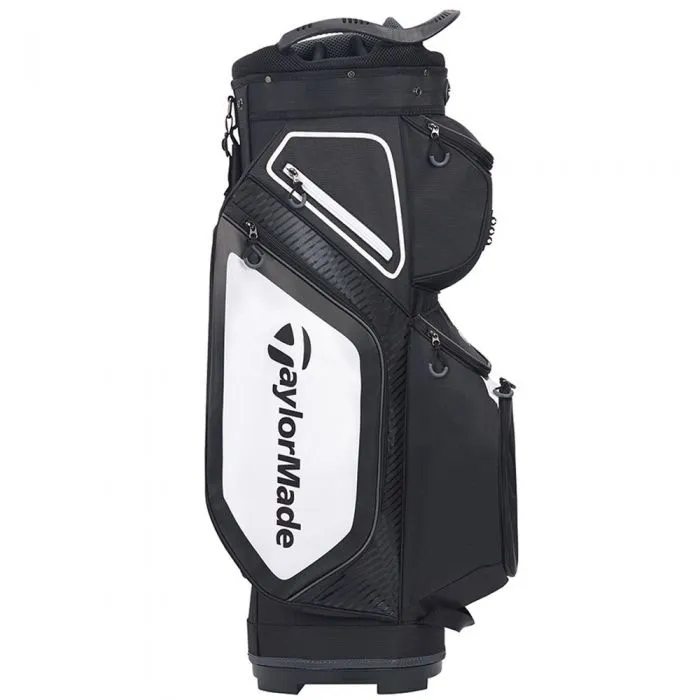 Taylormade Pro 8.0 Cart Bag - Black/White/Charcoal