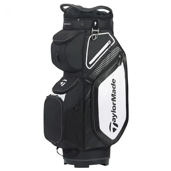 Taylormade Pro 8.0 Cart Bag - Black/White/Charcoal