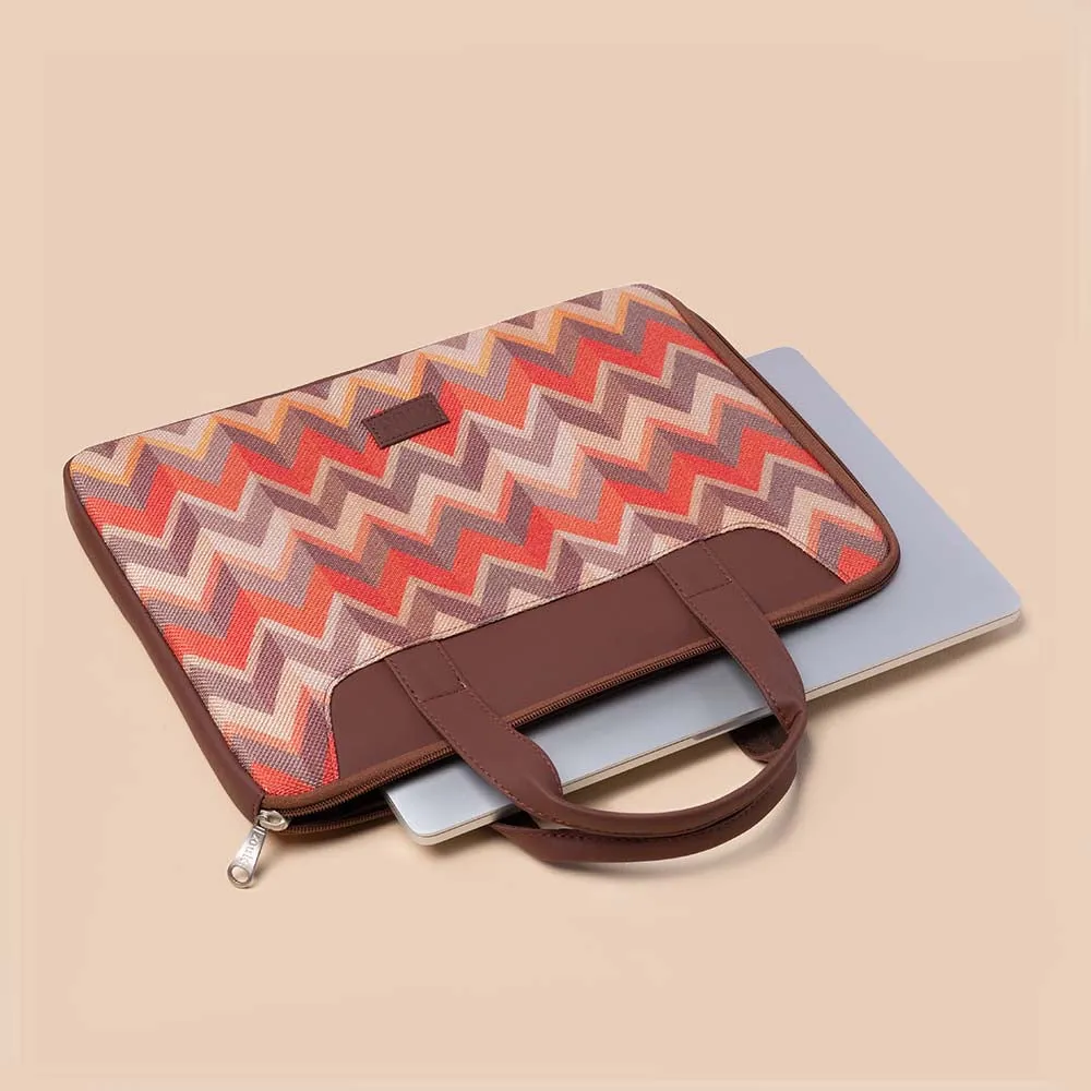 Tidal Wave L-Zippered Laptop Sleeve