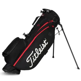 Titleist Players 4 Stand Bag - Black/Black/Red