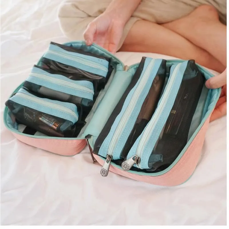 Toiletry Bag Travel Organizer Blue RD-53