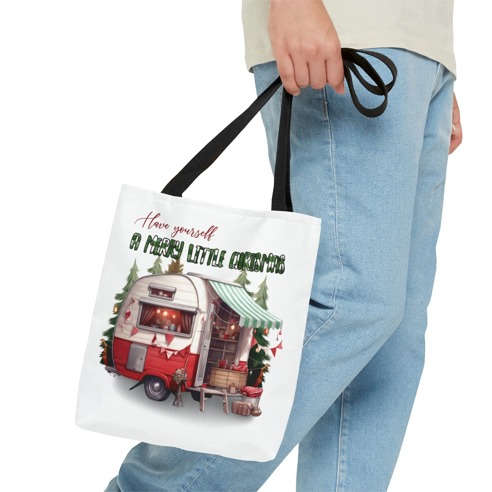 Tote Bag, Christmas, Camping