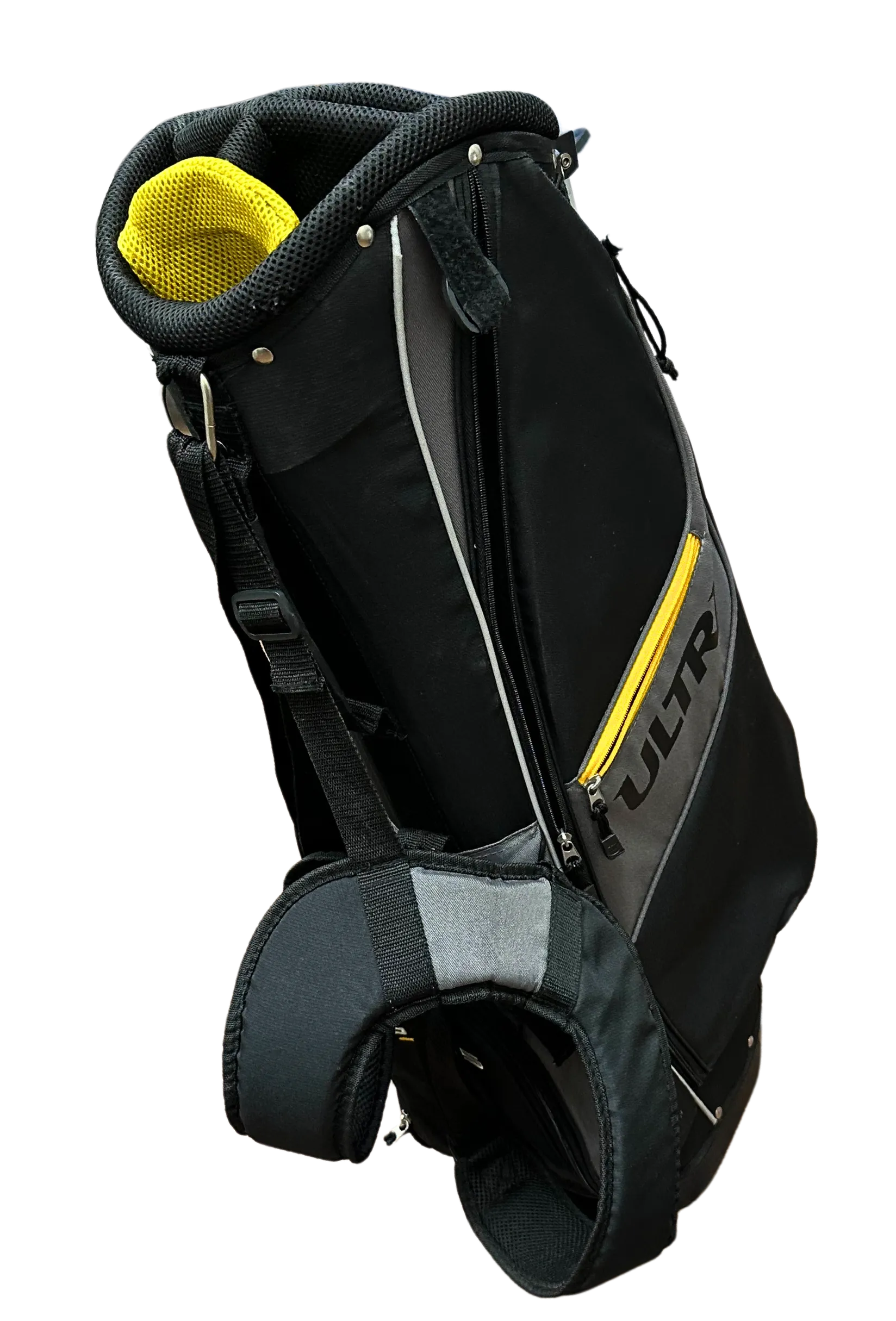 Ultra Plus Carry Stand Golf Bag - Yellow Black