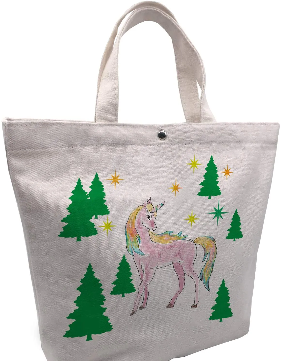 Unicorn Christmas Tree Lunch Bag Box Holiday Anniversary Christmas Gift for Women, Friends, Girls, Daughter