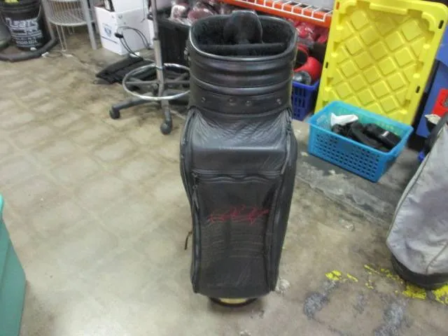 Used Belding Sports Estancia Leather Black Golf Bag