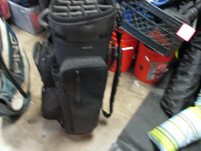 Used Great Divider cart Golf Bag black