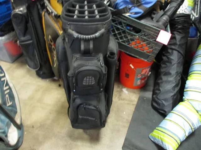 Used Great Divider cart Golf Bag black