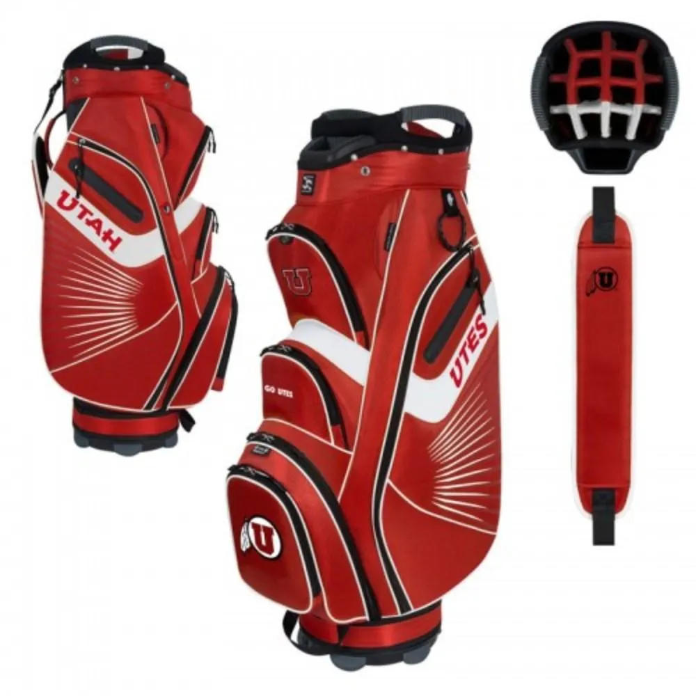 Utah Utes WinCraft "The Bucket II" 14-Way Cooler Cart Golf Bag