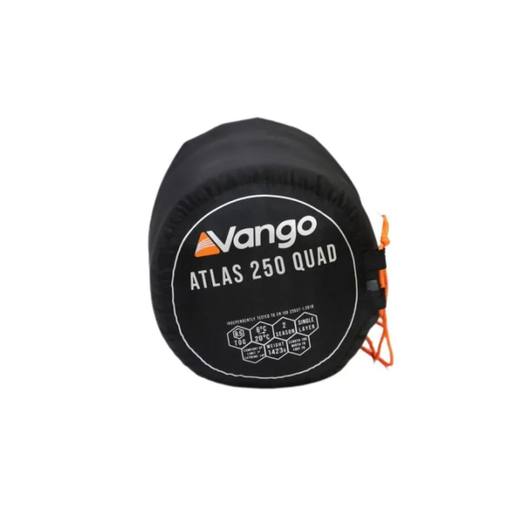 Vango Atlas 250 Quad Sleeping Bag (Black)