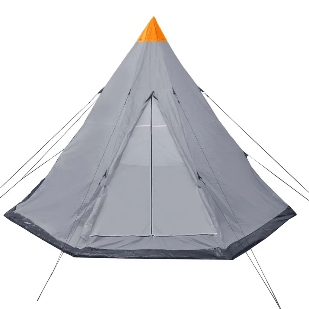 vidaXL 4-person Tent Grey