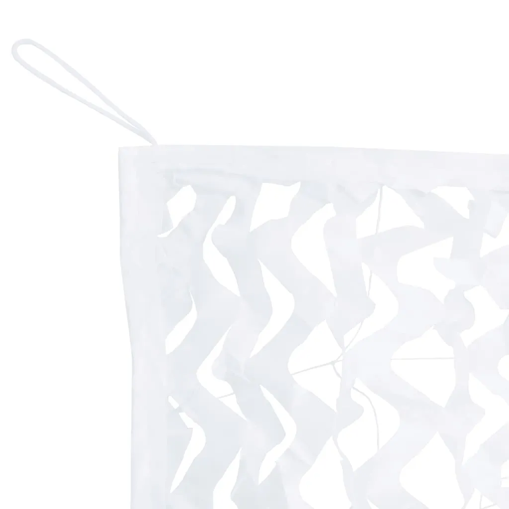 vidaXL Camouflage Net with Storage Bag 809x207 cm White