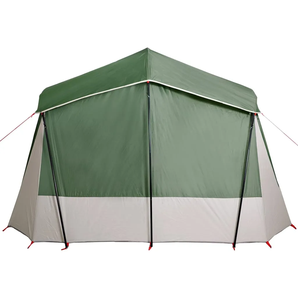 vidaXL Camping Tent Cabin 5-Person Green Waterproof