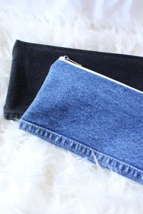 Vintage Denim Pencil Case