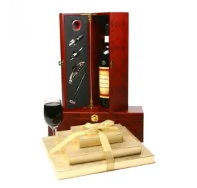 Vip Chocolate Tower And Wine Gift Set