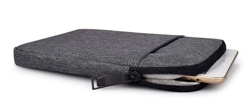 Waterproof Portable Notebook Cover Case Sleeve- Grey