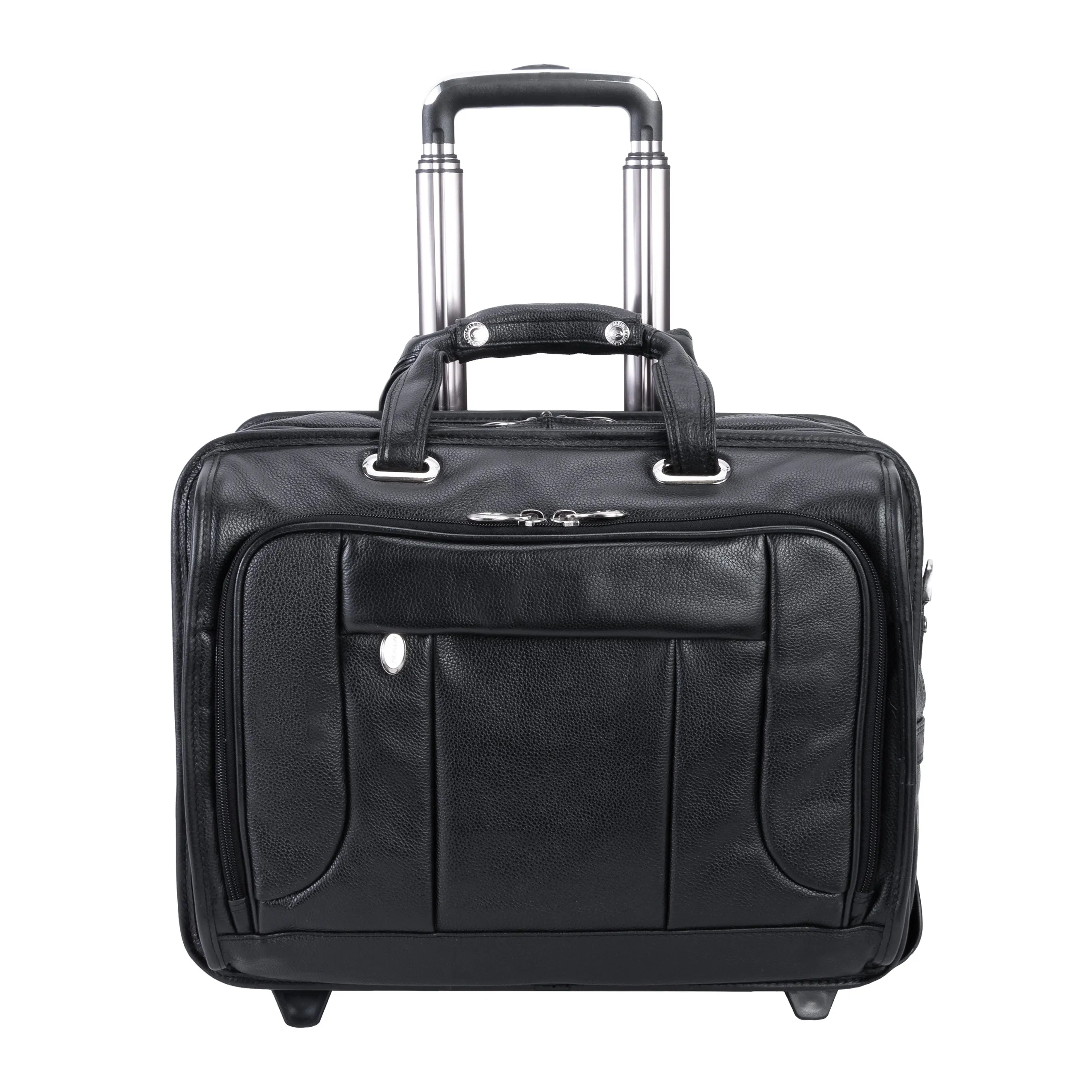 WEST TOWN | 17” Leather Detachable-Wheeled Laptop Case