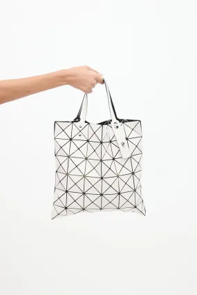 White Lucent Prism Tote