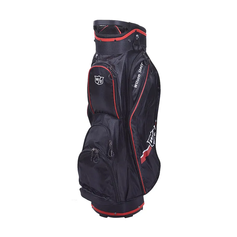 WILSON Lite Cart II Smu 8.5" Cart Bag (Black/Red)