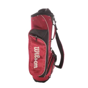 Wilson Second Hand Cart Bag - Red/Black