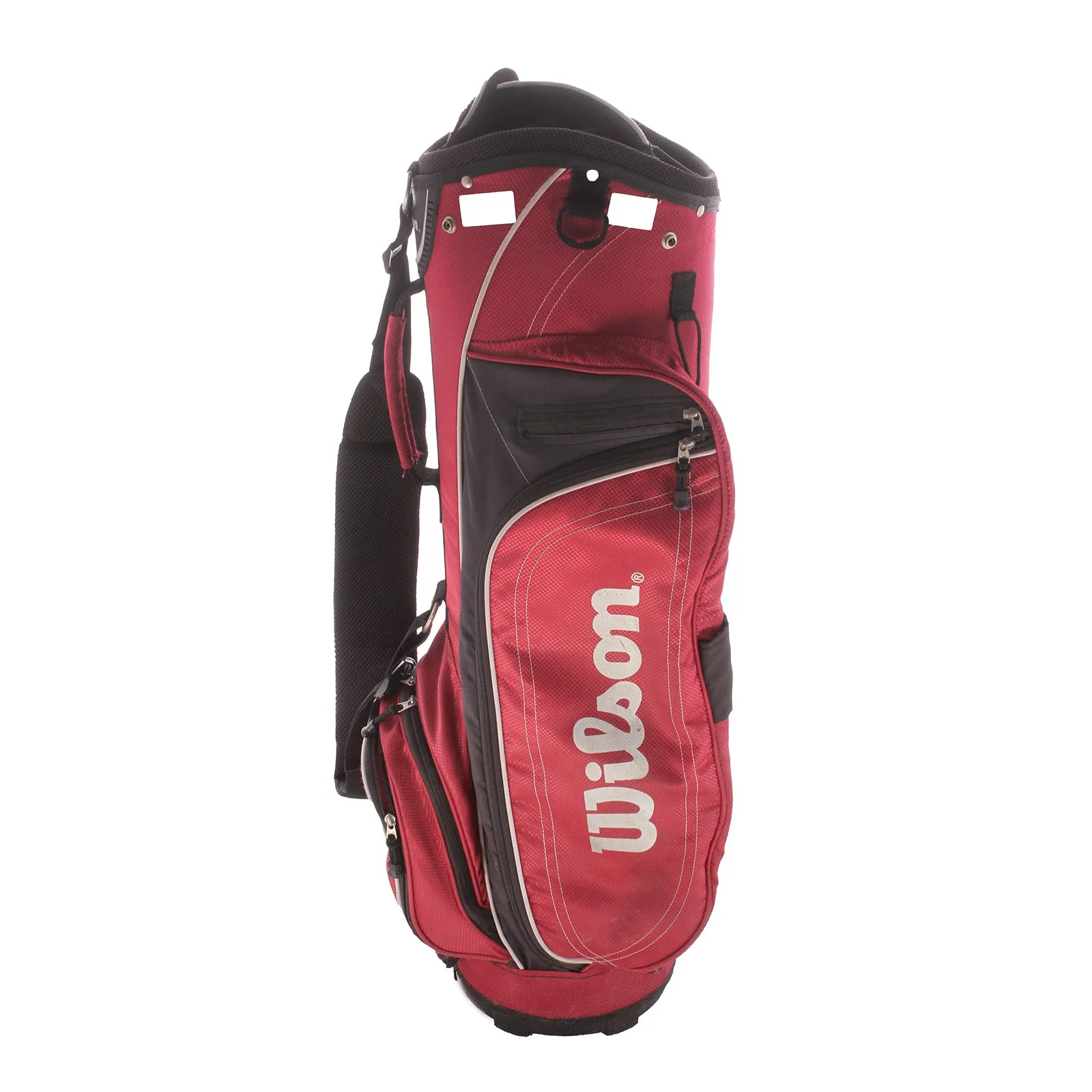 Wilson Second Hand Cart Bag - Red/Black