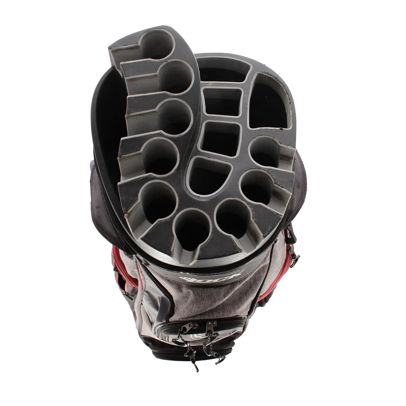 Wilson Staff iLock Cart Bag - Grey/Red