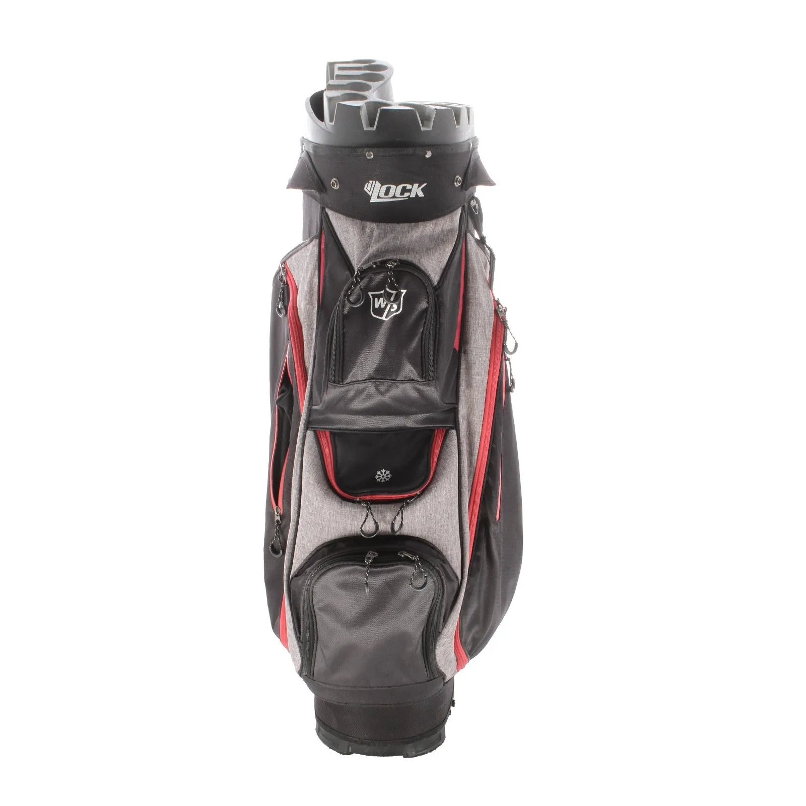 Wilson Staff iLock Cart Bag - Grey/Red