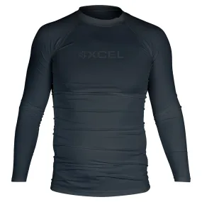 Xcel Mens Premium Stretch L/S UV Rashguard - Black