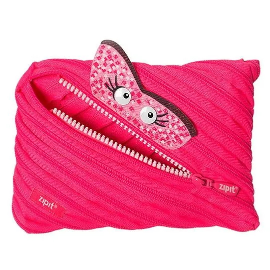 Zipit Talking Monstar Jumbo Unisex Back To School Bag Dazzling Pink