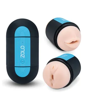 Zolo Pleasure Pill Double Ended Vibrating Stimulator - Ivory